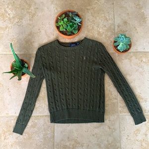 Polo Ralph Lauren green sweater